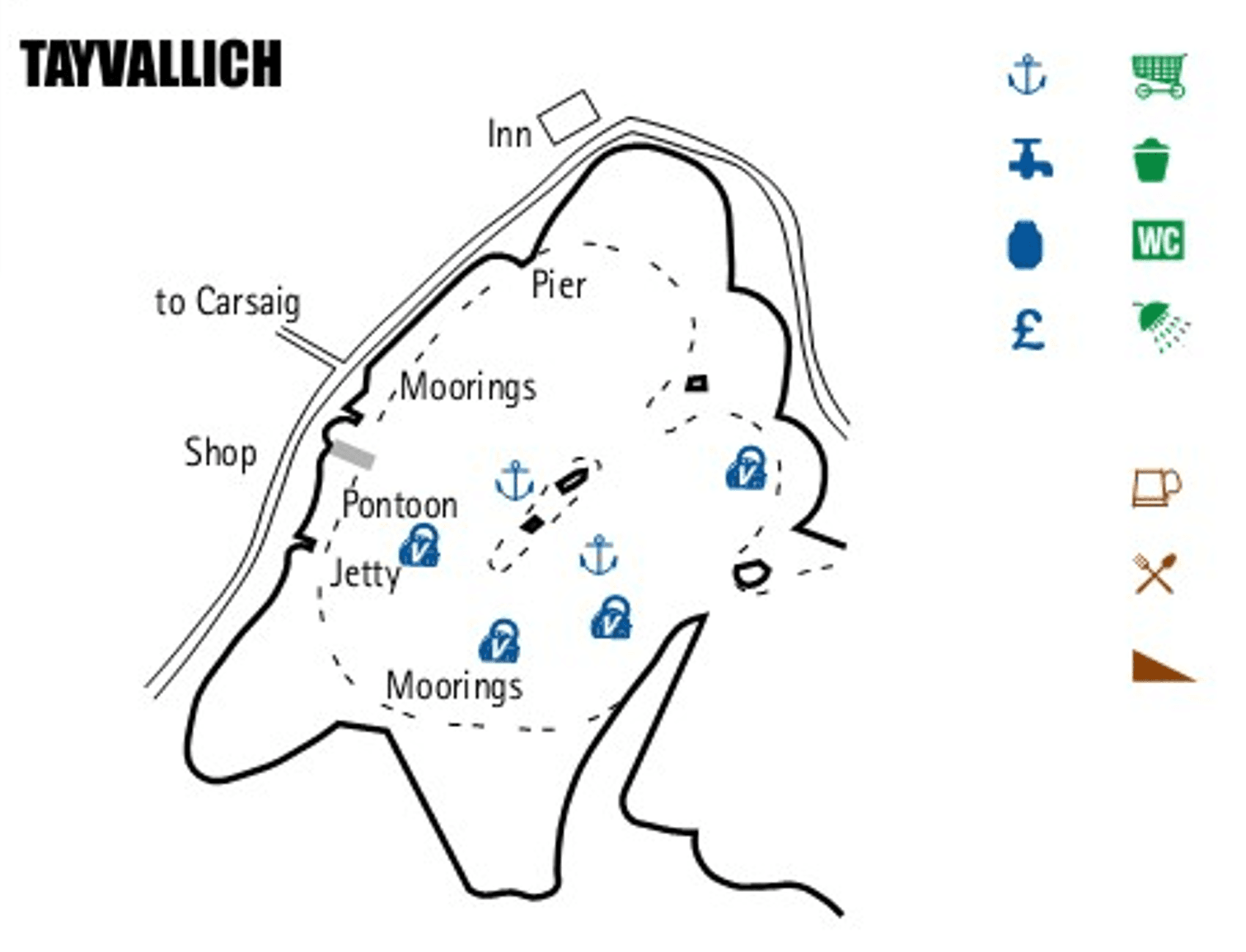 Map of Tayvallich Bay